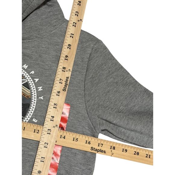 Hurley Youth Fleece Hoodie Pullover Grey - Medium 10/12 Heather NEW COOL DESIGN - Picture 4 of 5